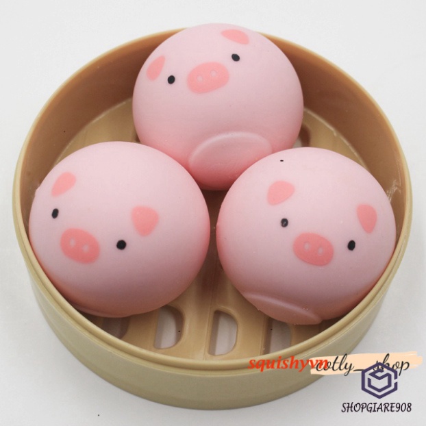 ⚡ FULL HỘP TRE ⚡Đồ chơi Squishy Mochi dễ thương,mềm bánh bao trung thực mượt mà giảm stress co giãn đàn hồi co dãn ngộ n
