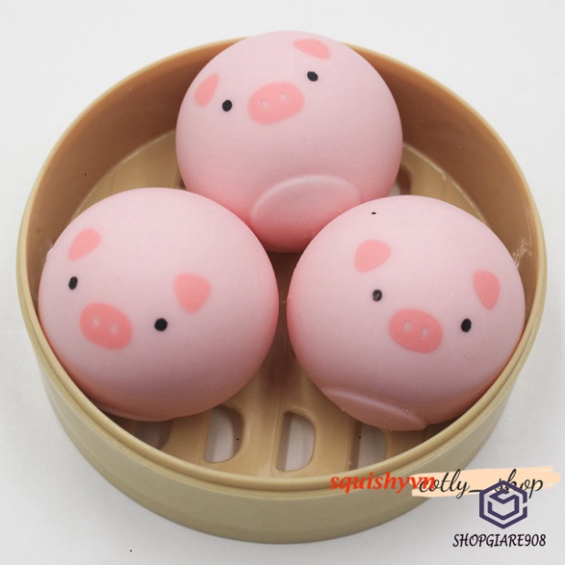 ⚡ FULL HỘP TRE ⚡Đồ chơi Squishy Mochi dễ thương,mềm bánh bao trung thực mượt mà giảm stress co giãn đàn hồi co dãn ngộ n