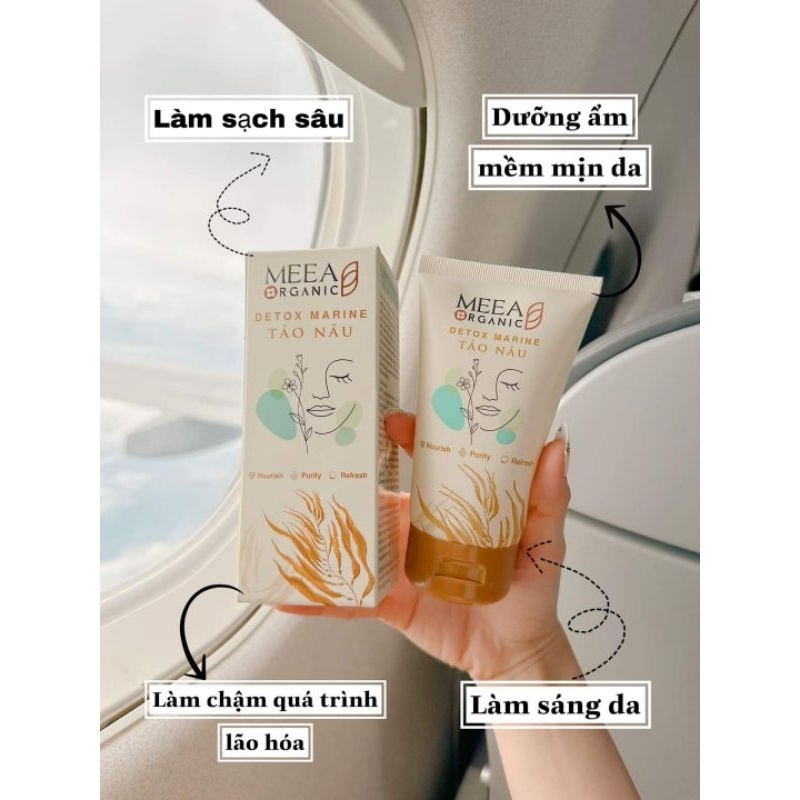 *Hàng Sẵn*Sữa Rửa Mặt Tảo Nâu Meea Chính Hãng