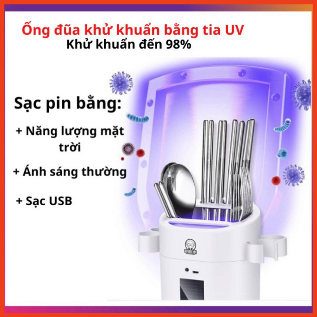Máy Khử Trùng Đũa Thìa Nhà Bếp Diệt Khuẩn Bằng Tia UV, Chống Ẩm Mốc Bảo Vệ Sức Khoẻ -ChangBeauty68