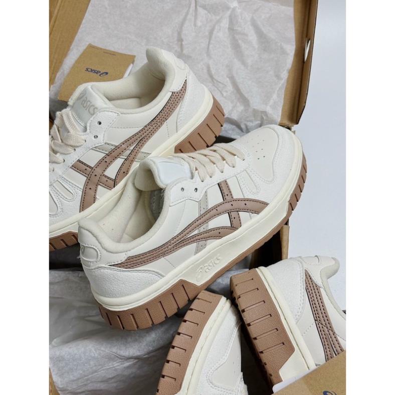 Giày Thể Thao Asics Court MZ Cream Black Gum