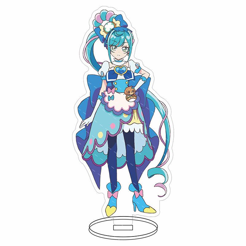 Mở Bầu Trời!Pretty Cure Big Hill Đồ Chơi Trang Trí Acrylic Màu Cầu Vồng Đứng True Yunagi Wing