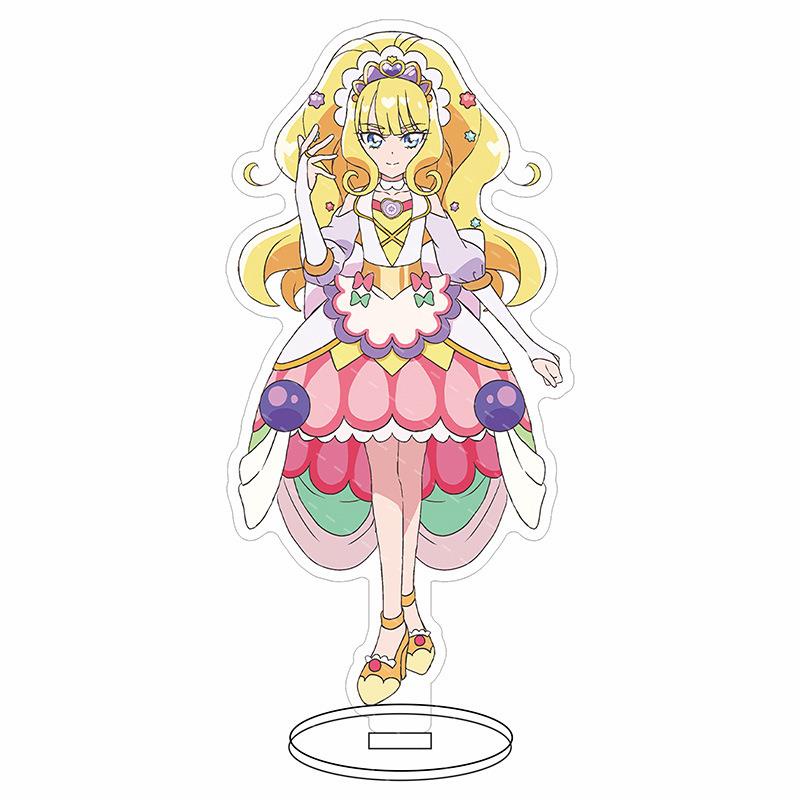 Mở Bầu Trời!Pretty Cure Big Hill Đồ Chơi Trang Trí Acrylic Màu Cầu Vồng Đứng True Yunagi Wing