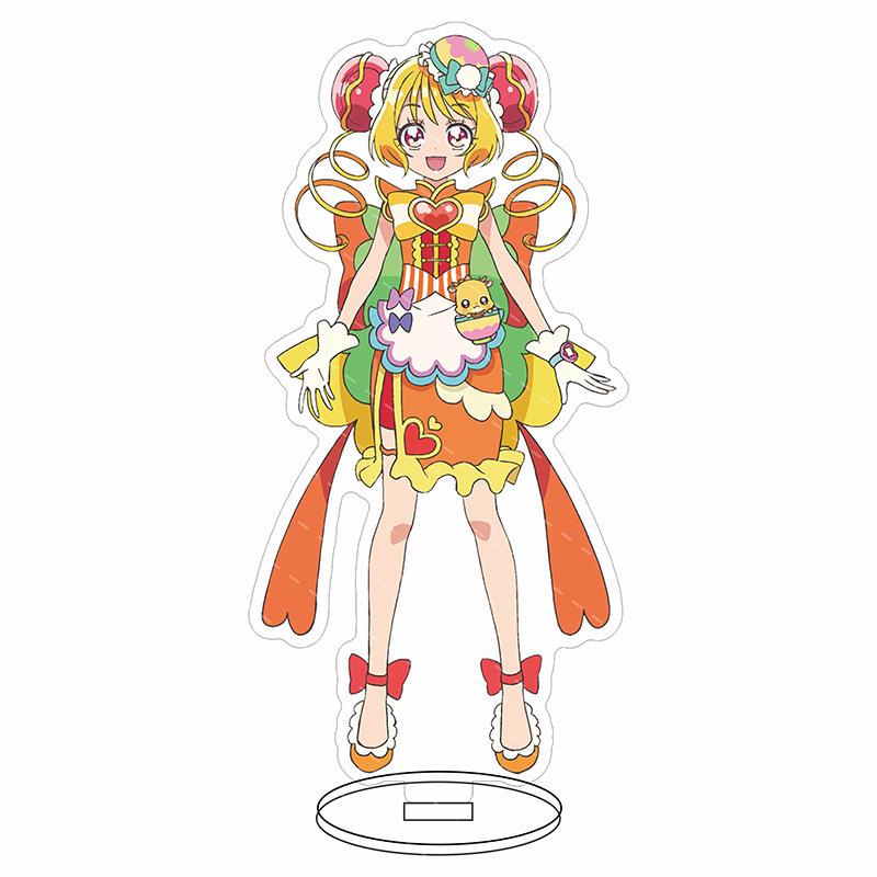 Mở Bầu Trời!Pretty Cure Big Hill Đồ Chơi Trang Trí Acrylic Màu Cầu Vồng Đứng True Yunagi Wing