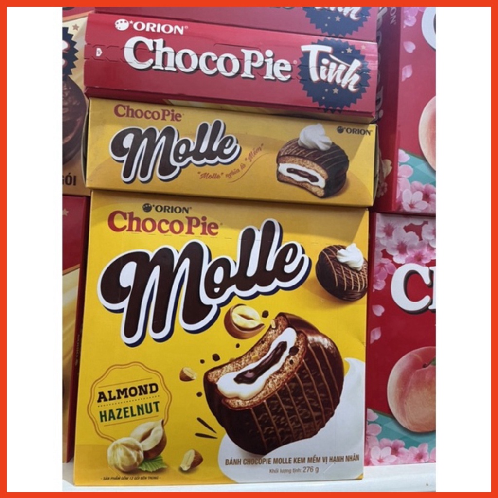 Bánh Chocopie Molle Kem Mềm Vị Hạnh Nhân