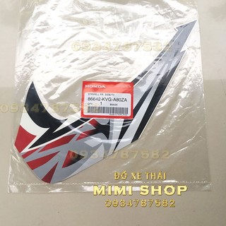 Tem bửng trái xe ab thái honda airblade110-i lan | 86642-kvg-a80za 3