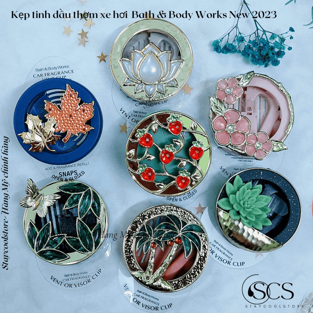 Kẹp tinh dầu xe hơi Bath & Body Works - hàng mới về