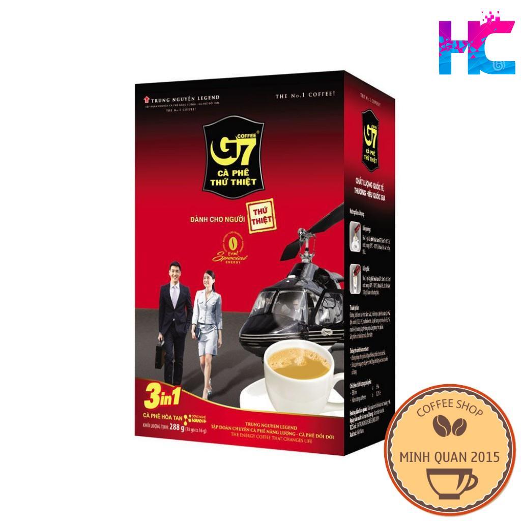 Cà Phê Sữa G7 3in1 Hộp 18 Gói Trung Nguyên  - hang_chuan