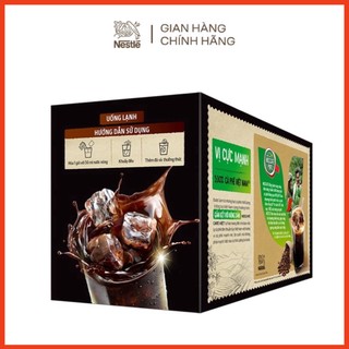 Cà phê đen hòa tan NESCAFÉ Café Việt Cà phê đen đá (Hộp 15 gói x 16g) (Chính hãng)