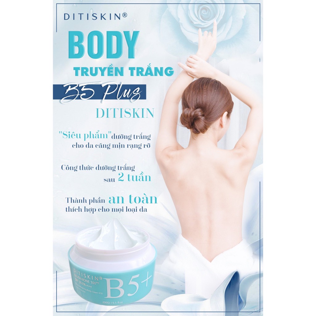 KEM BODY TRUYỀN TRẮNG B5 PLUS DITISKIN