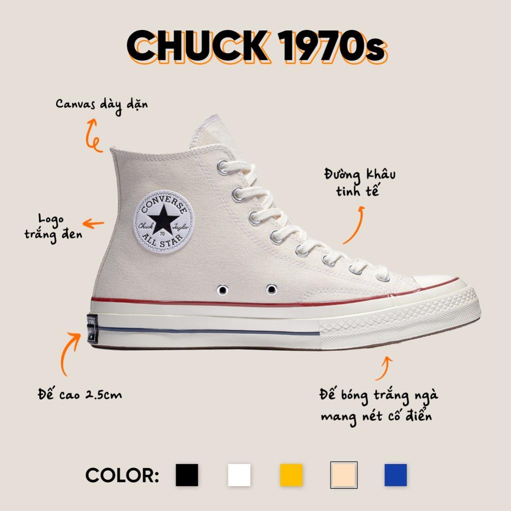 GIÀY SNEAKER CHUCK 70S KEM CAO