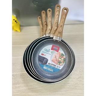 Chảo chống dính vân đá nhiển sunhouse 18 cm