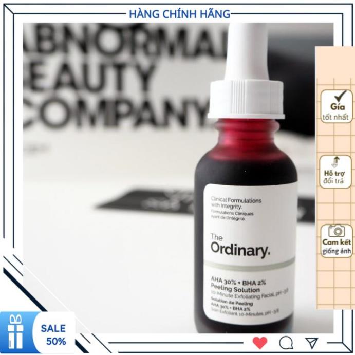Tẩy da chết hoá học The Ordinary AHA 30% + BHA 2% Peeling Solution 30ml - Min Skincare