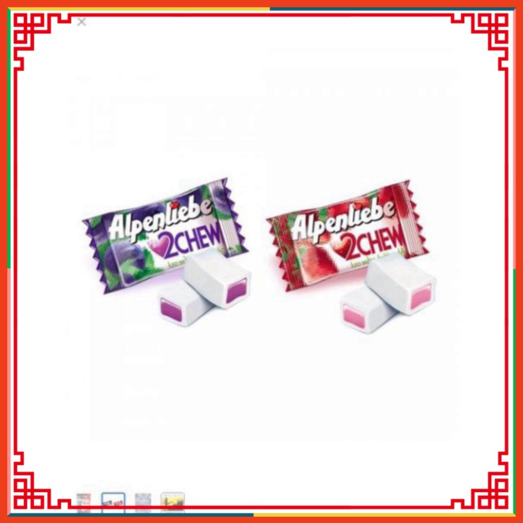 Kẹo mềm Alpenlibe 2chew hoa quả 25 viên
