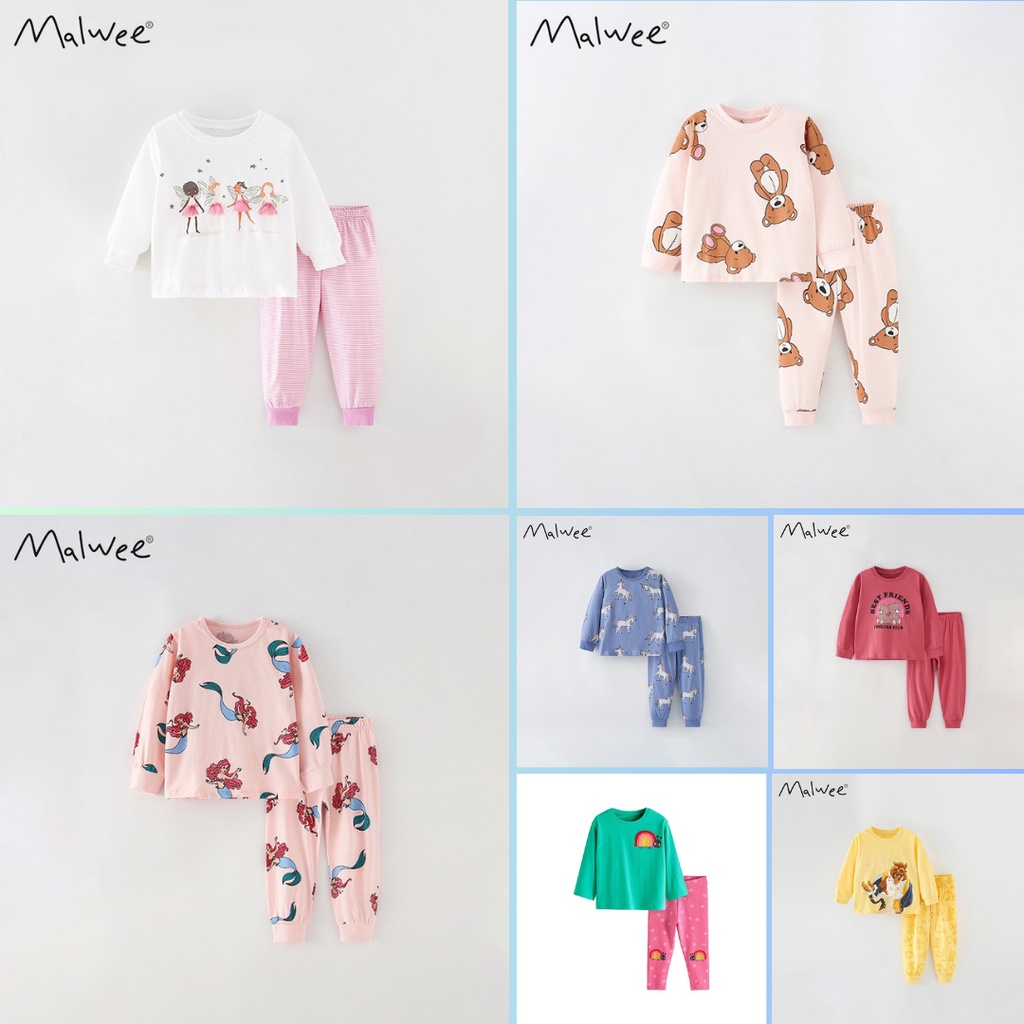 BST bộ thun cotton LM/MW cho bé gái 2-8 tuổi Mẫu mới 2023 - Little Maven Official Store