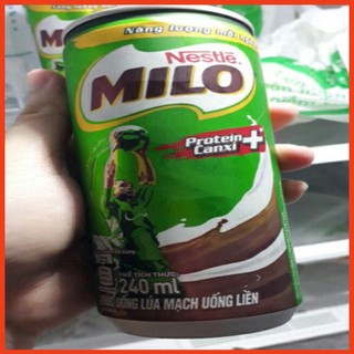 Thức uống lúa mạch uống liền Milo Active Go lon 240ml (Chính hãng)