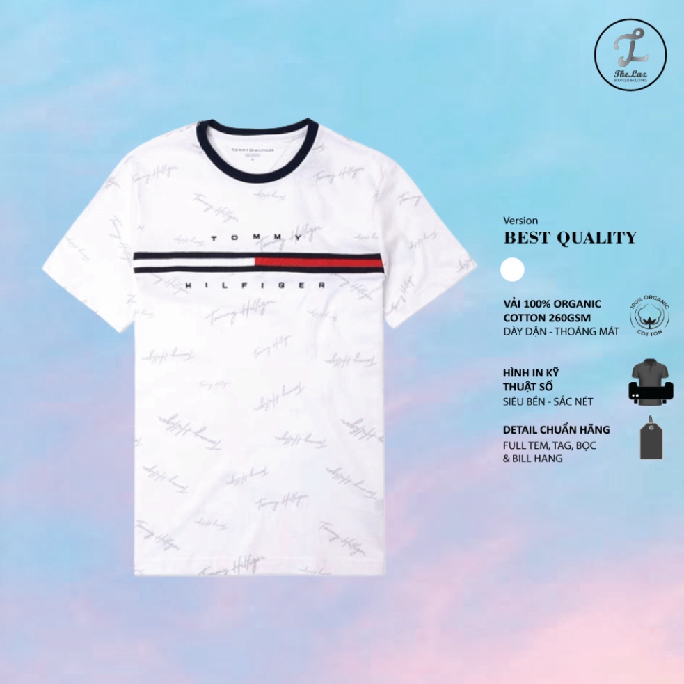 Áo thun , phông Tommy vải cotton 100%