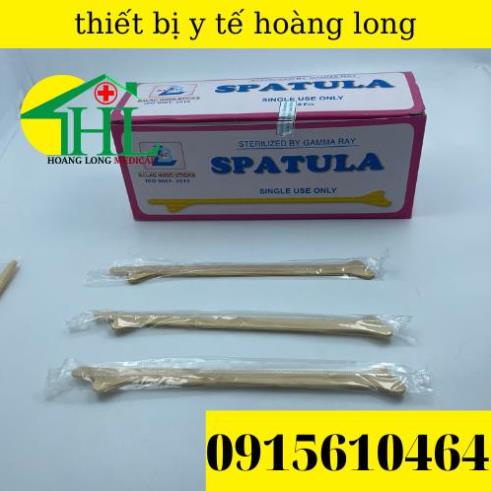Que lấy mẫu bệnh phẩm tiệt trùng Spatula hộp 100 cái