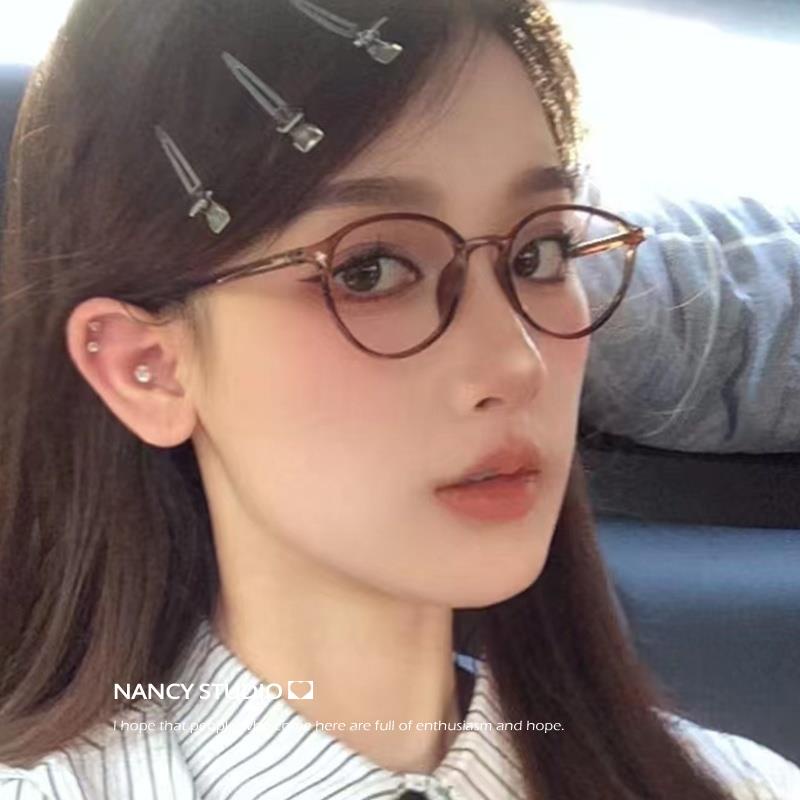 Mắt Kính Gọng Tròn Siêu Nhẹ Thời Trang Hàn Quốc
