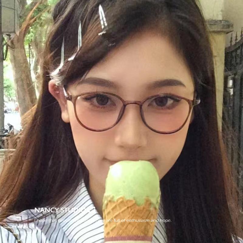 Mắt Kính Gọng Tròn Siêu Nhẹ Thời Trang Hàn Quốc
