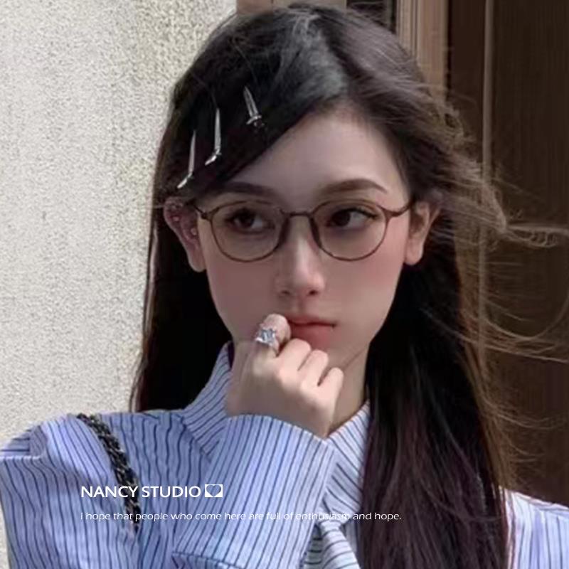 Mắt Kính Gọng Tròn Siêu Nhẹ Thời Trang Hàn Quốc