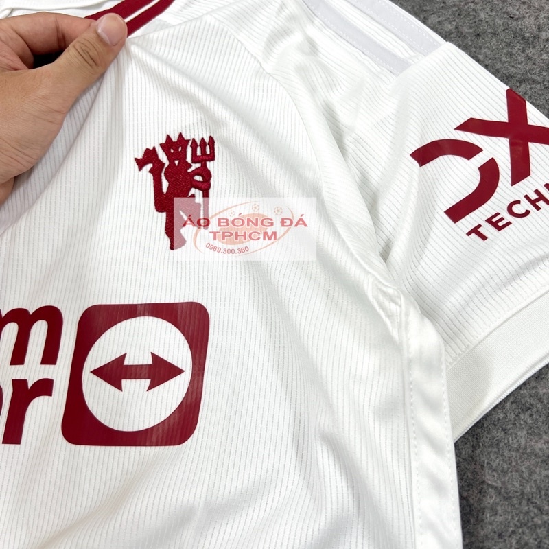 MU.mùa23/24-Áo Bóng Đá bản FAN hàng Thái cao cấp-23/24~MUtrắng