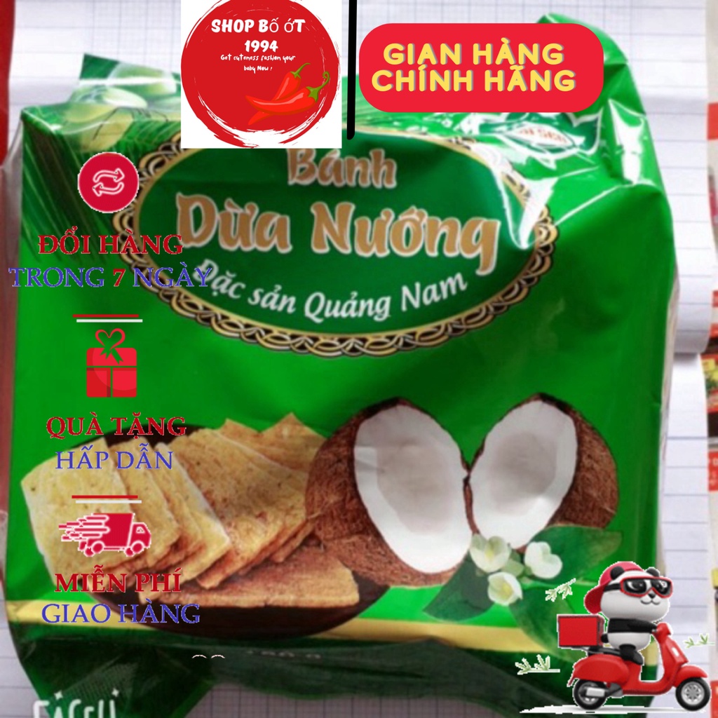 Bánh dừa nướng Quảng Nam 18k/ gói Shop Bố Ớt