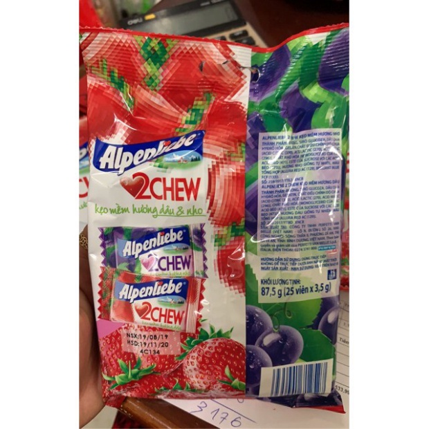 Kẹo Mềm Alpenliebe Gói 25/65 Viên Đủ Vị Shop Bố Ớt
