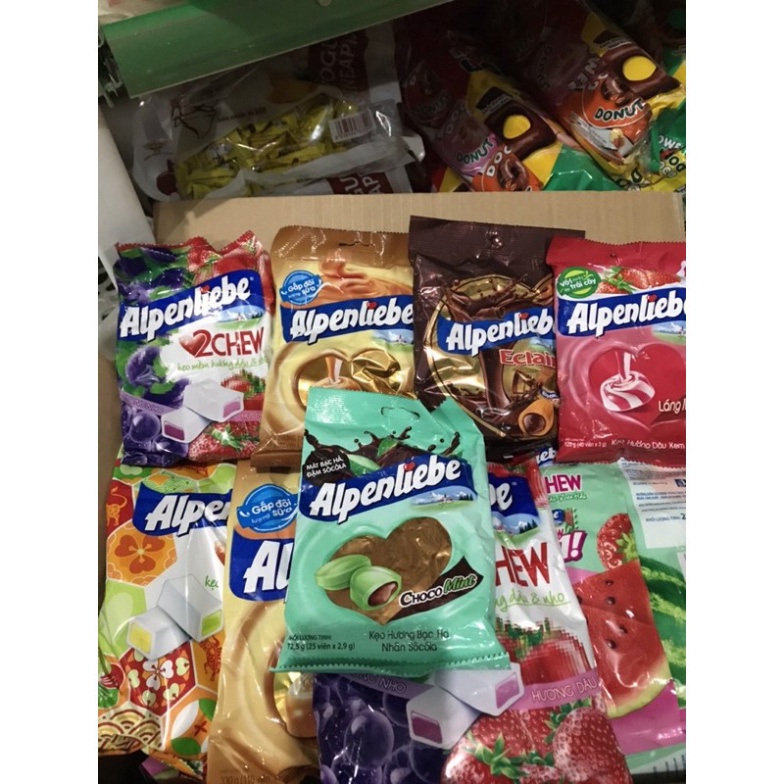 Kẹo Mềm Alpenliebe Gói 25/65 Viên Đủ Vị Shop Bố Ớt