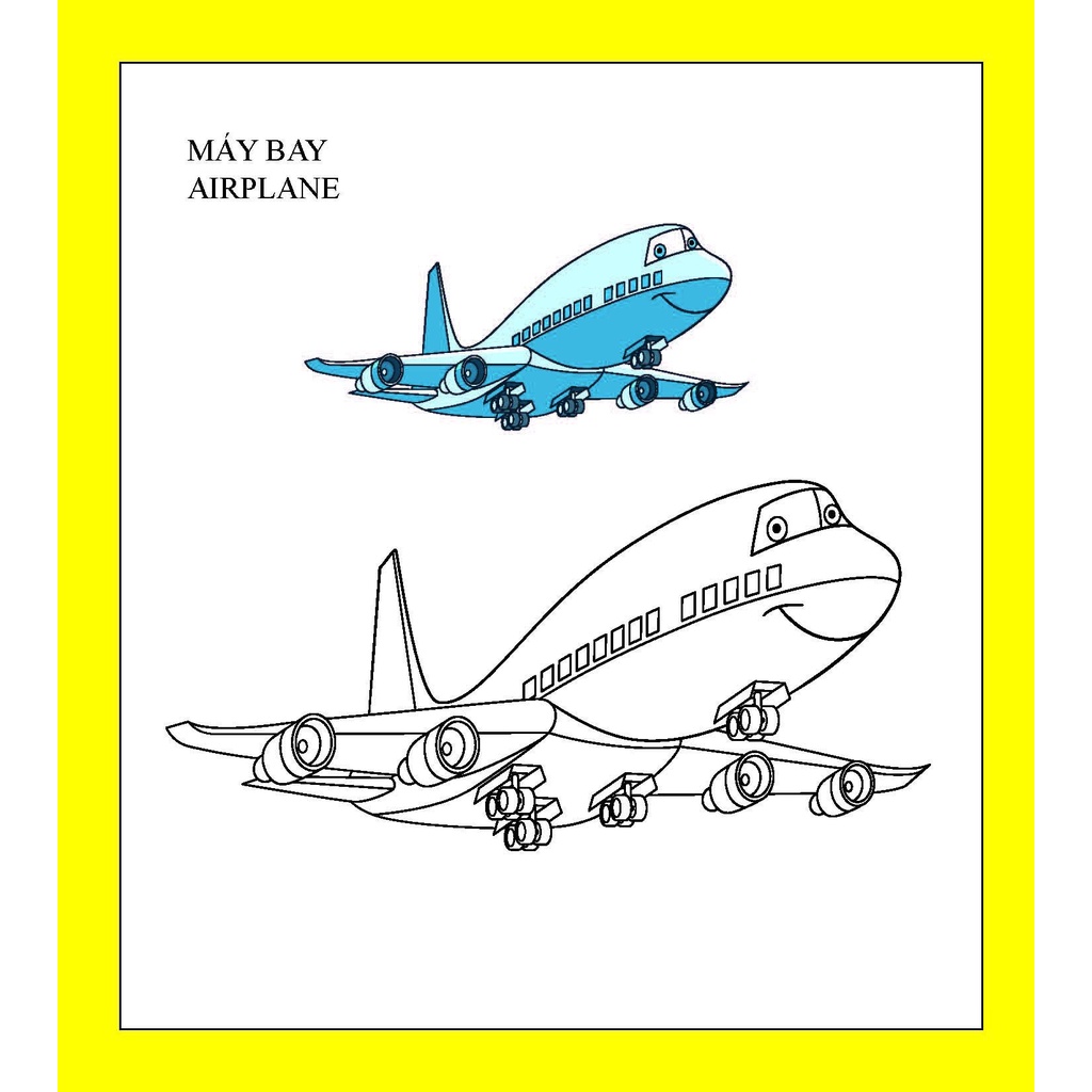 Sách Họa sĩ nhí tô màu - Máy bay và xe cộ