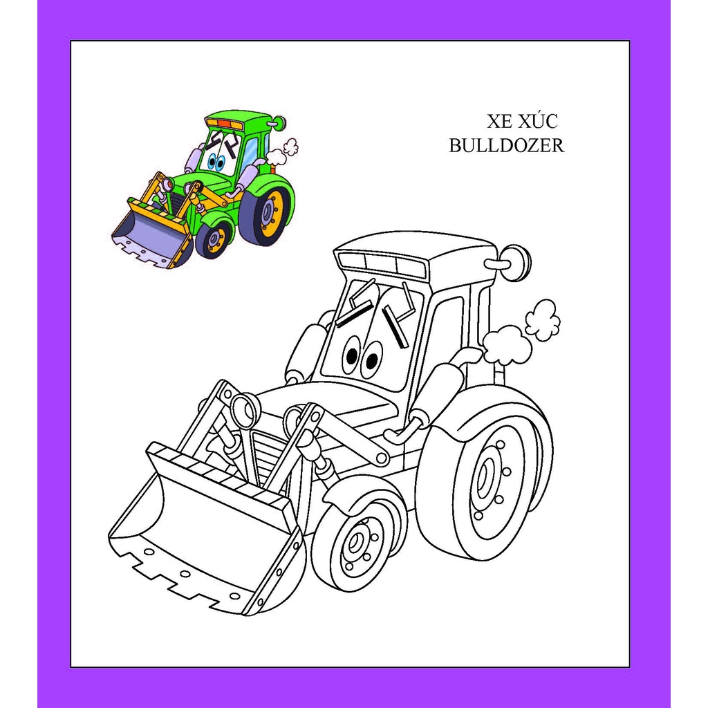 Sách Họa sĩ nhí tô màu - Máy bay và xe cộ