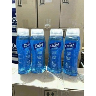 Sữa tắm Coast Hair & Body về MẪU MỚI