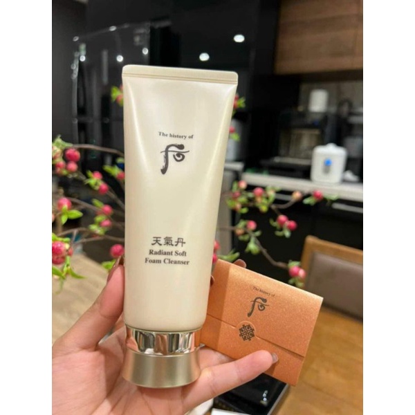 Gói Sample Sữa Rửa Mặt tái sinh Whoo Radiant  Cao cấp 2ml/ gói