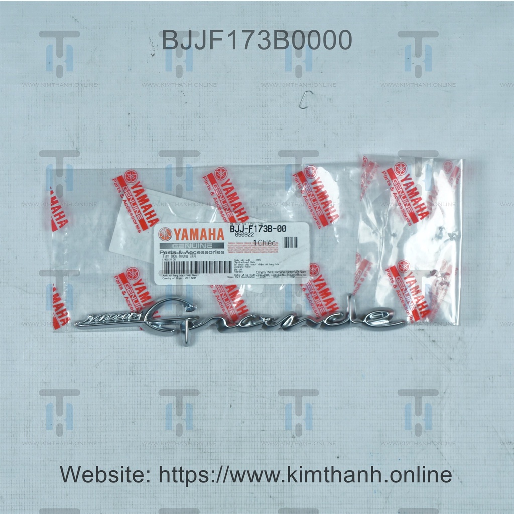 Tem ốp sườn Grande 2022 Yamaha VN _ BJJF173B, BJJF174B