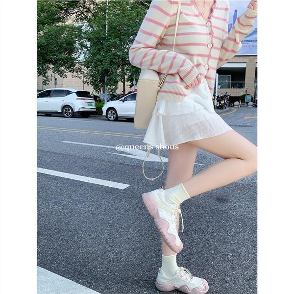 Giày Thể Thao Đế Dày Thoáng Khí Thời Trang Mùa Hè Dành Cho Nữ