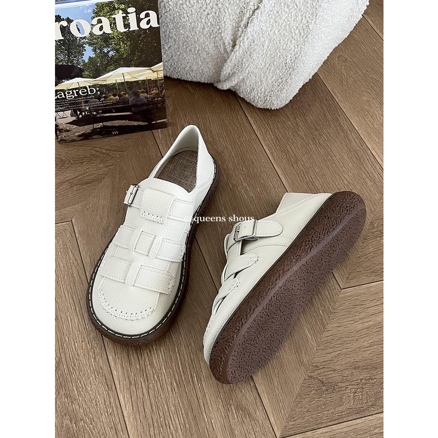 Giày Sandal Đế Dày Phong Cách Roman Thời Trang Mùa Hè 2023 Mới Cho Nữ