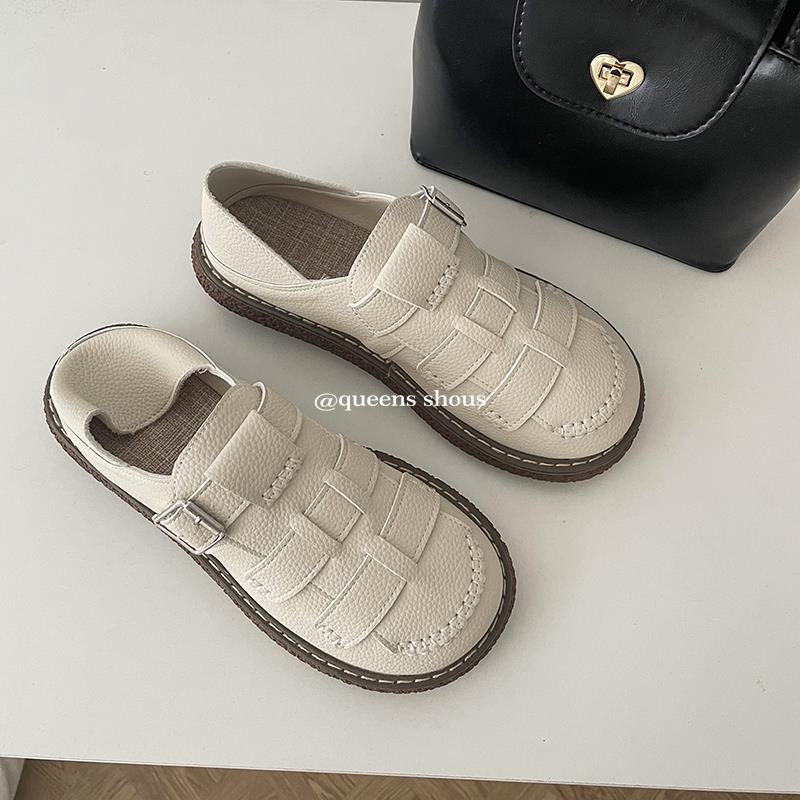 Giày Sandal Đế Dày Phong Cách Roman Thời Trang Mùa Hè 2023 Mới Cho Nữ