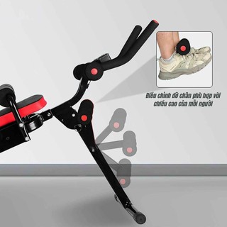 Máy tập bụng Hp11 đa dạng bài tập giảm mỡ thon gọn eo, Ghế tập bụng tại nhà đa năng cho nam nữ tặng dây tập