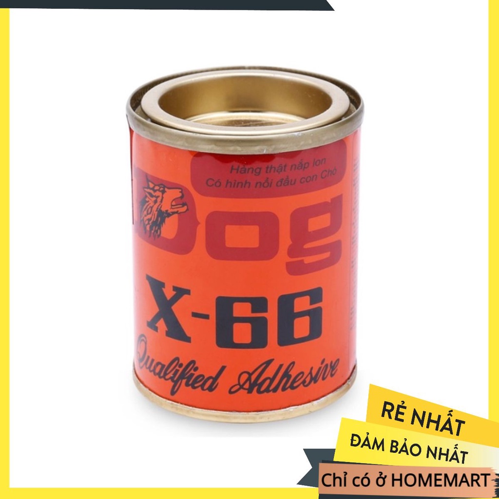 Keo con chó X66, dán giày da, dán gỗ, keo dán đa năng loại 100ml, 200ml, 600ml - Homemart