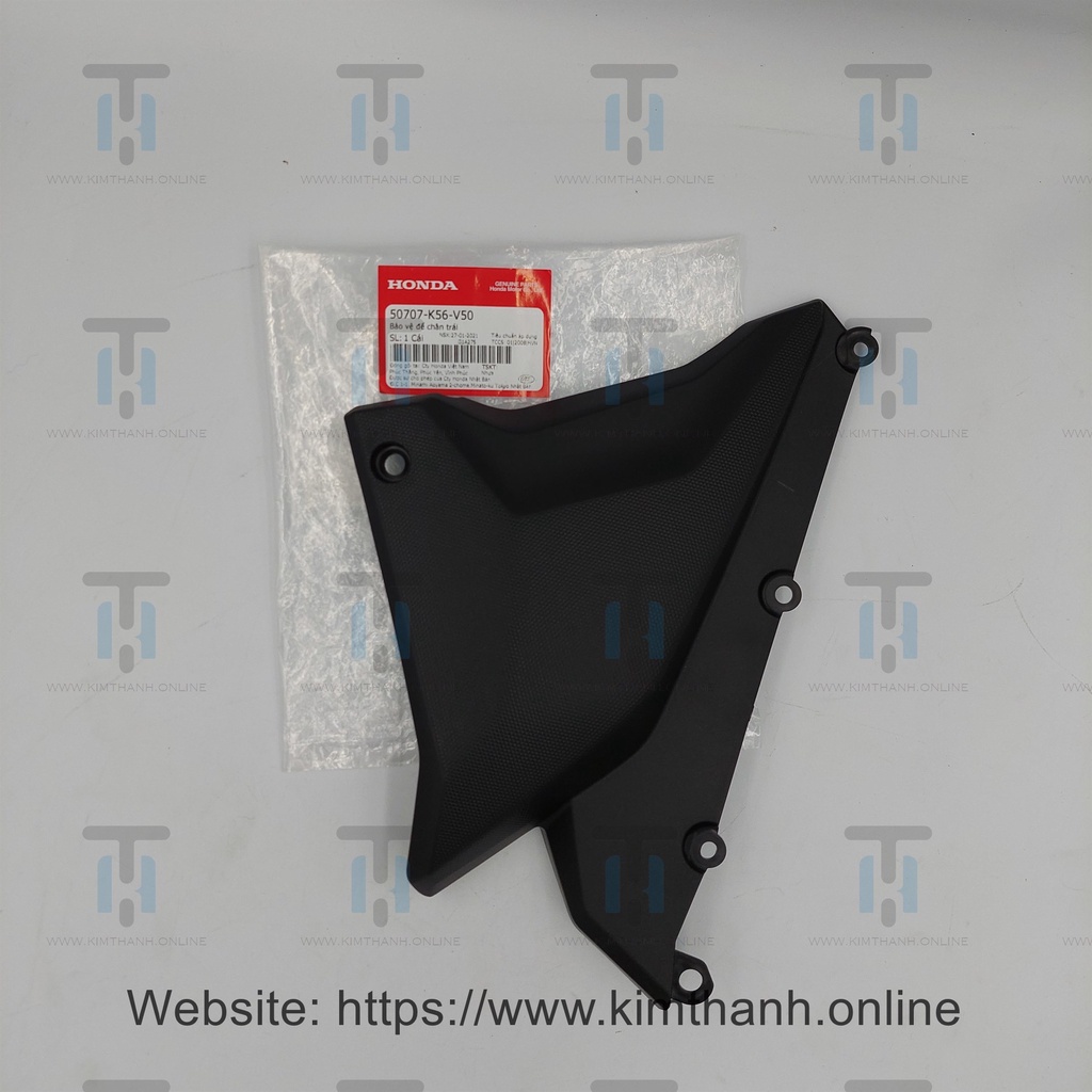 Cốp bình trên đen mờ WinnerX 2019 Honda VN _ 50607K56V50, 50707K56V50