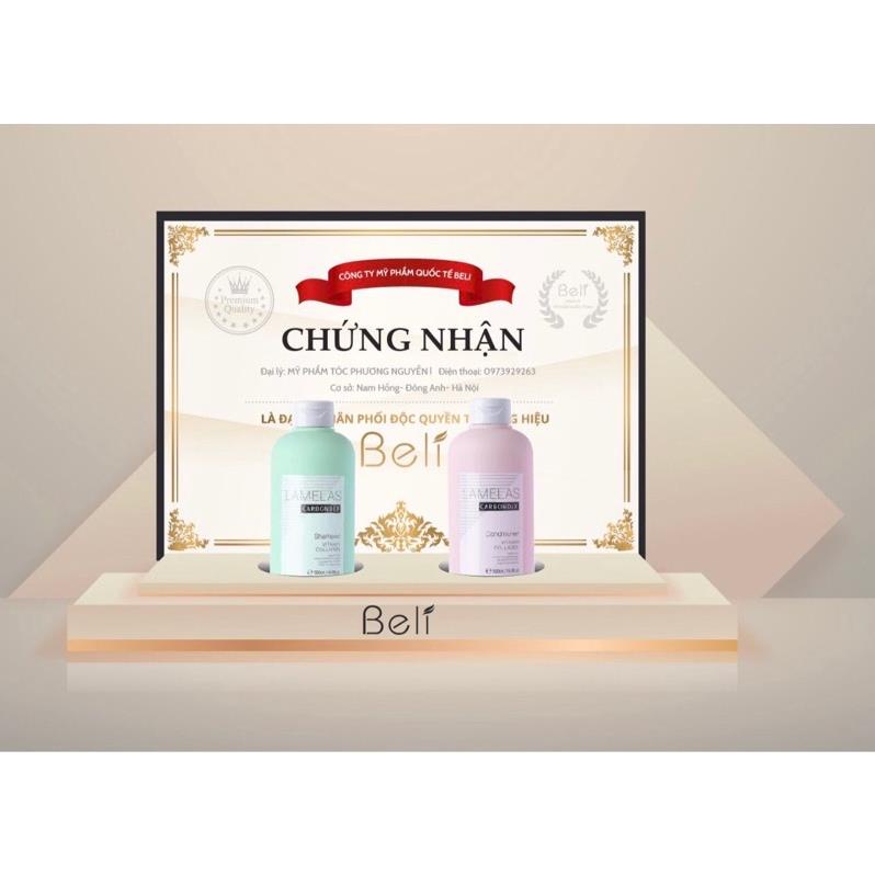 Bộ Dầu gội xả phục hồi LAMELAS - CARBONDEX, siêu mềm mượt - siêu lưu hương 500ml*2 hàng chính hãng