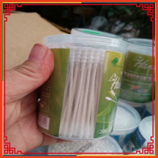 TĂM BÔNG trẻ nhỏ LÕI GIẤY HANA 200 CÂY (Chính hãng)