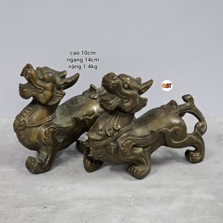 Cặp tỳ hưu tài lộc bằng đồng phong thủy - Tỳ Hưu Đồng