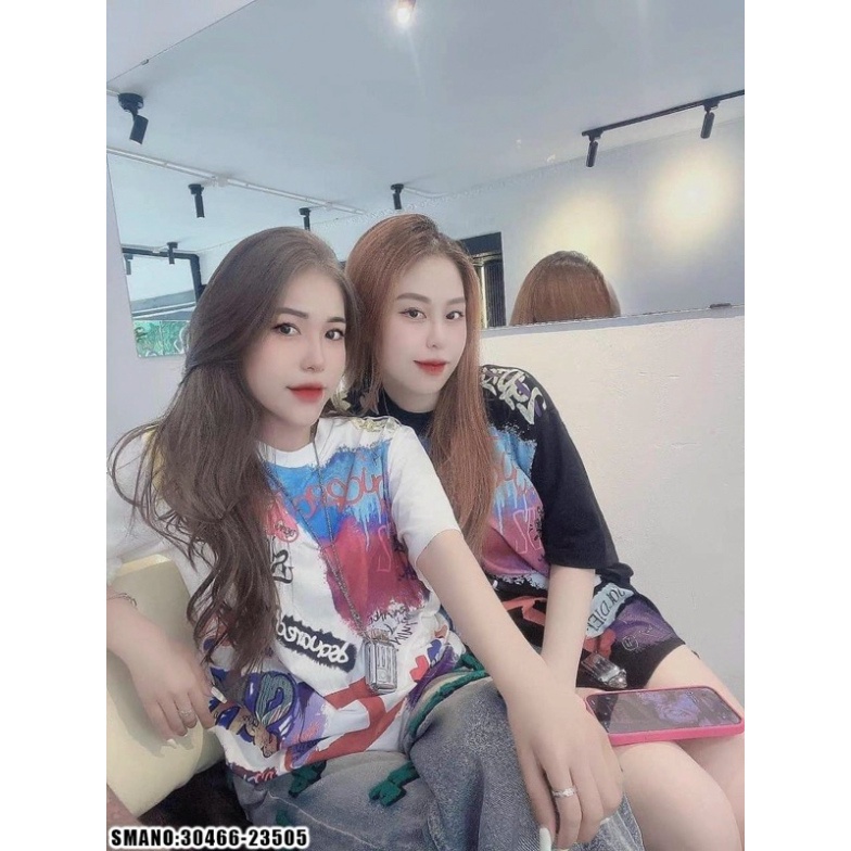 Áo Phông Nam Nữ In Chữ Dsq2 Hoạ Tiết Graffiti 7 Màu Hai Mặt Cổ Bo . Áo Thun Dành Cho CÁc Boy Phố Đi Chơi Cháy Phố