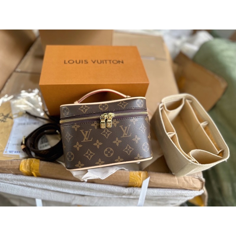 Túi xách cốp LV kèm lót 2 box
