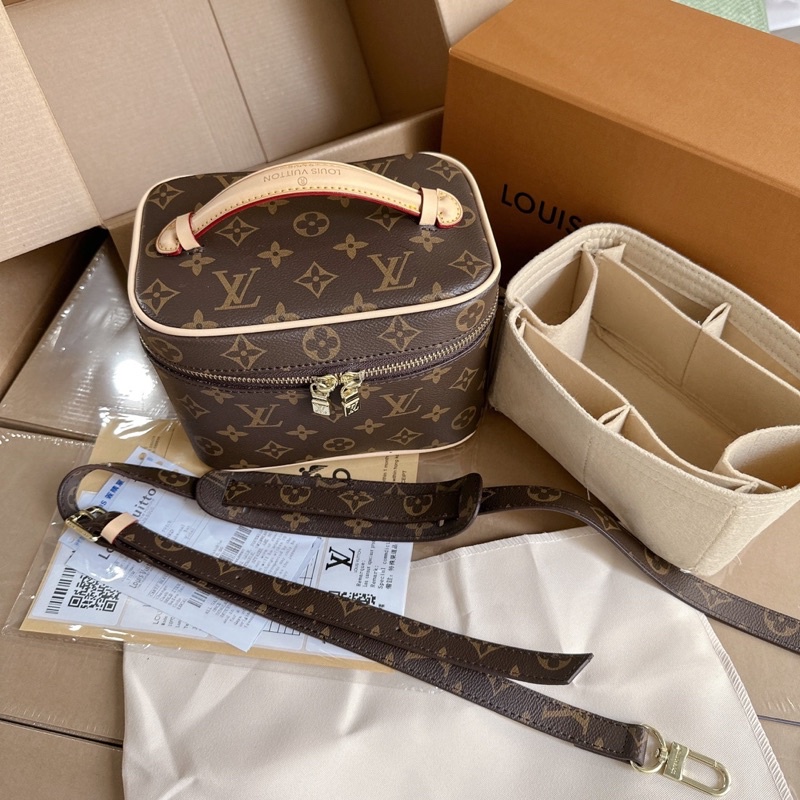 Túi xách cốp LV kèm lót 2 box