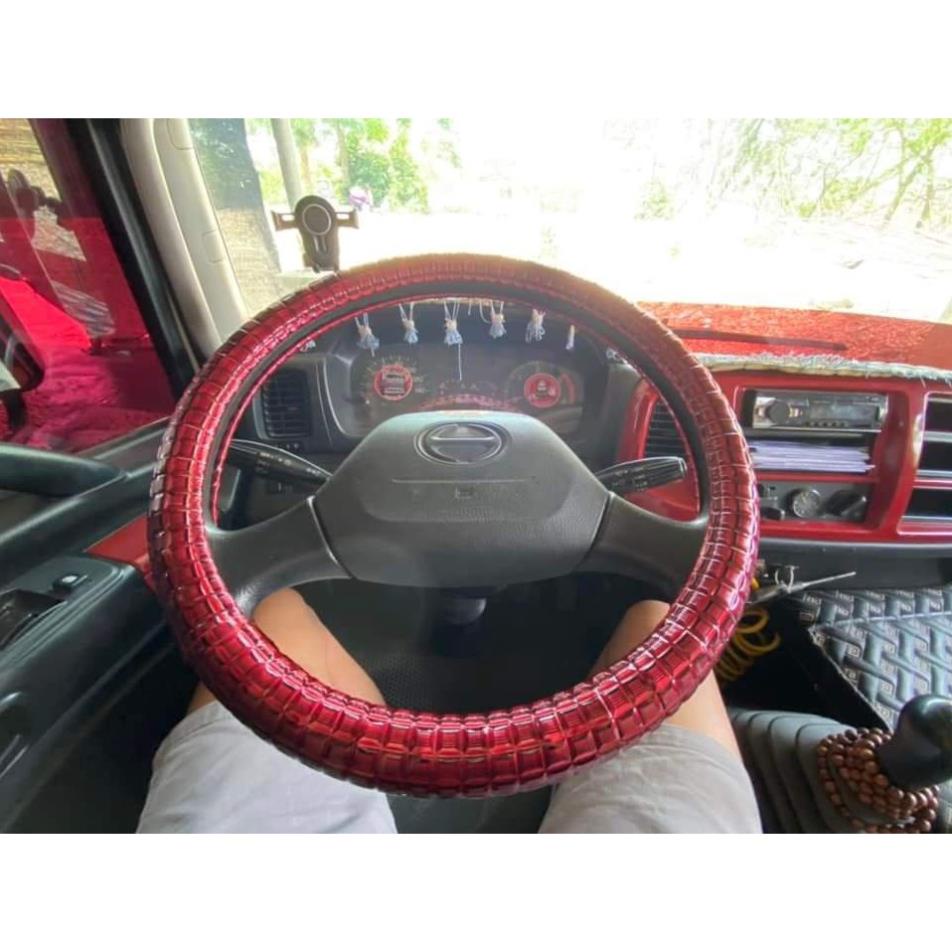 Bọc vô lăng VÂN KIM CƯƠNG cho các dòng xe tải nhẹ