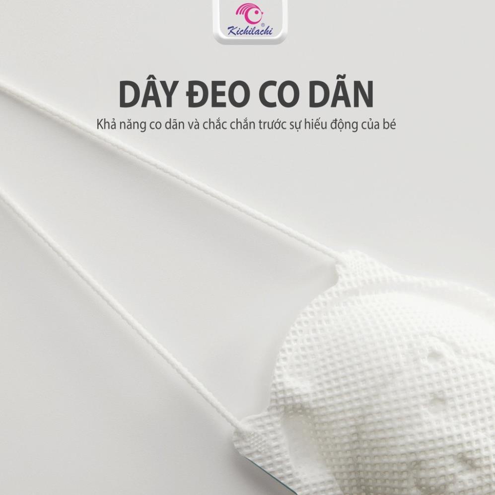 Khẩu Trang Cho Bé Kichilachi, Set 3 Chiếc Khẩu Trang Hình Gấu Cho Trẻ