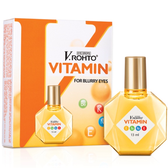 Nước nhỏ mắt V.Rohto New Cool Vitamin Mineral Tear V Rohto 13ml