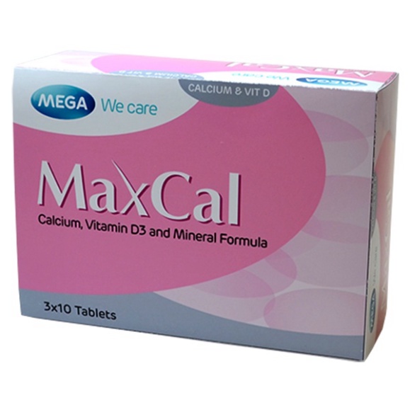 Viên uống MaxCal Mega We Care bổ sung Canxi 30 viên